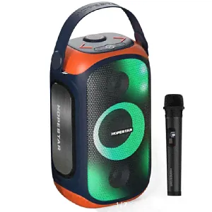 Колонка Hopestar Party 300 (Bluetooth/MicroSD/USB/AUX/Microphone) 80W черный-0