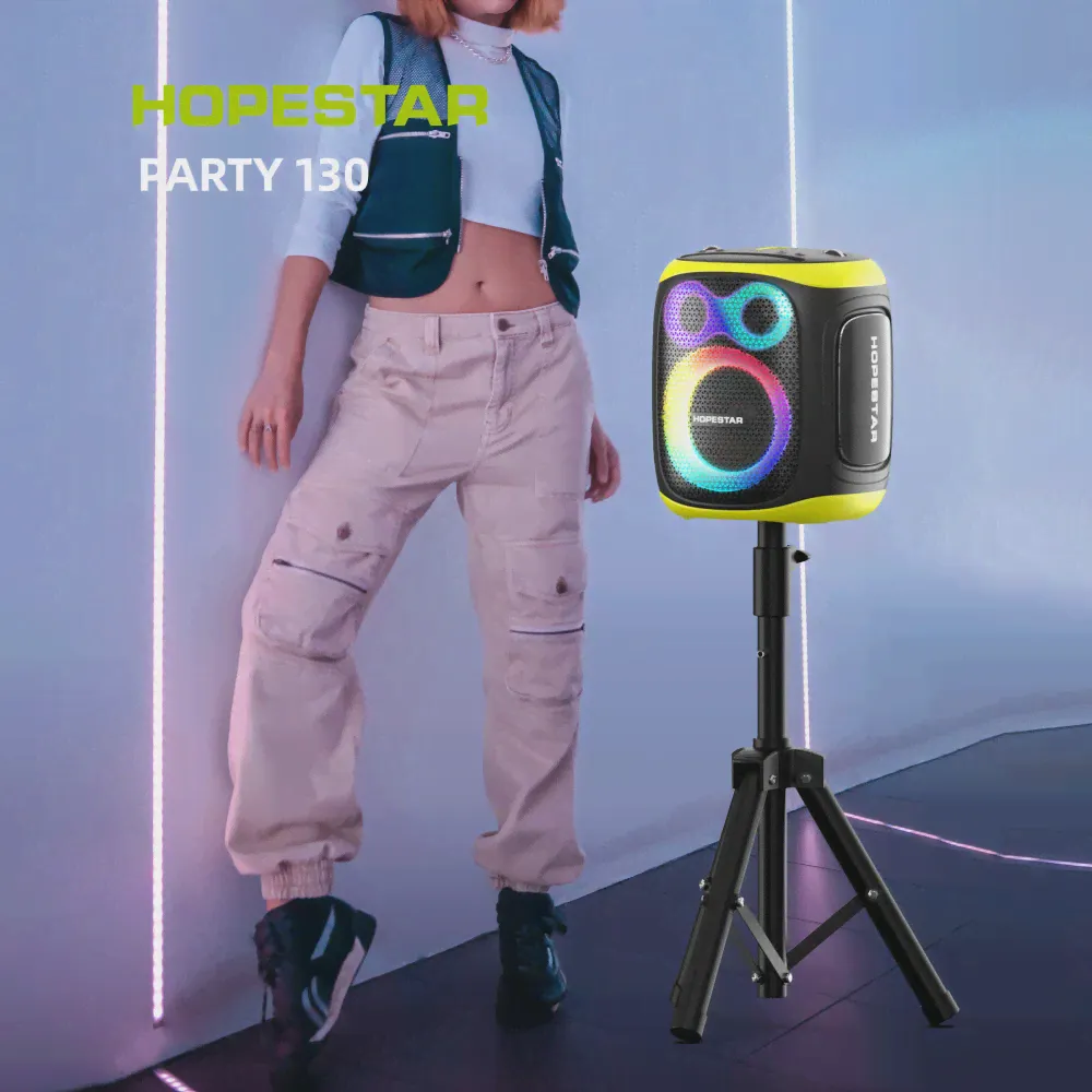 NEW ! МОЩНАЯ ! Портативная колонка Hopestar Party 130 120W с двумя микрофонами 22000mAh-2
