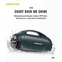 Портативная беспроводная Bluetooth колонка HOPESTAR A50 с микрофоном (серый)
