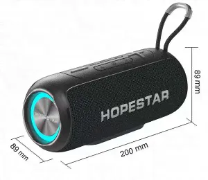 Портативная беспроводная колонка Hopestar P26 портативная колонка (Bluetooth, TWS, MP3, AUX, Mic)
