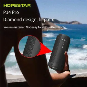 Портативная беспроводная колонка Hopestar P14 Pro портативная колонка 2400 mAh (Bluetooth, TWS, MP3, AUX, Mic)-0