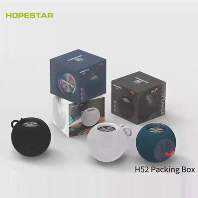 🛍 Беспроводные Bluetooth-колонки HOPESTAR H52, уличный портативный сабвуфер, звуковая приставка, музыкальный центр, аудиосистема, громкоговоритель FMRadio-1