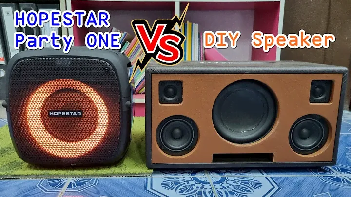 Speaker review : รีวิว Speaker comparison Hopestar Party VS DIY Bluetooth speaker