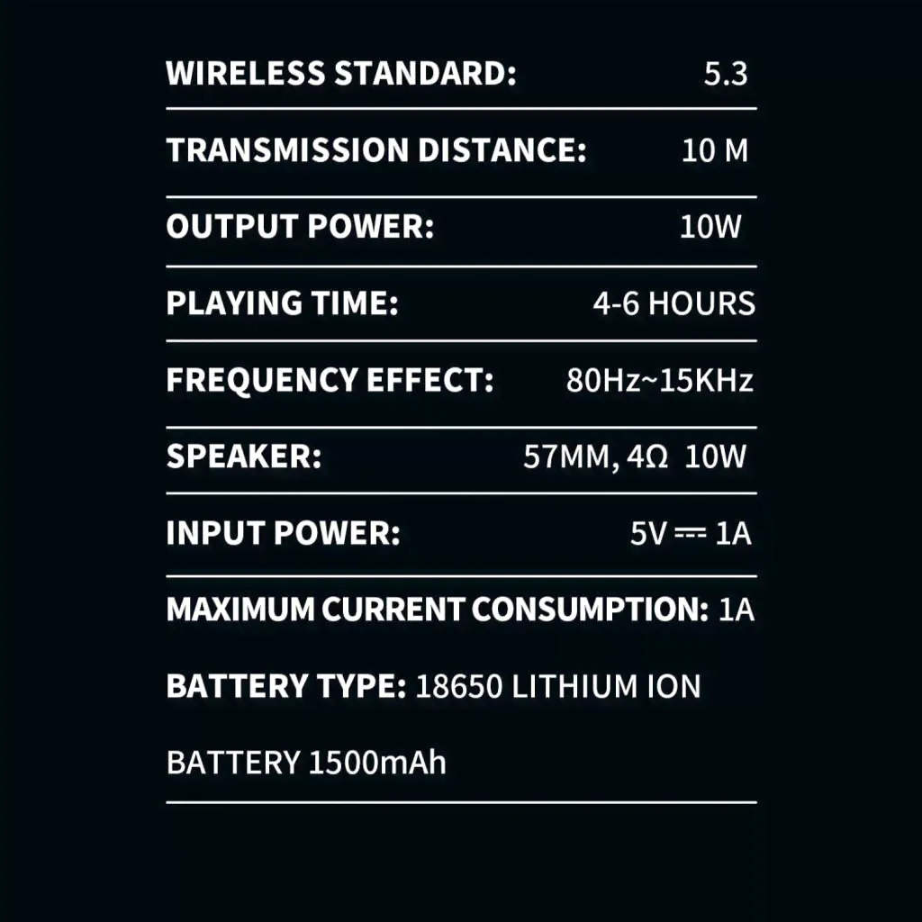 Портативная колонка Hopestar SC-02 Mini, Черный-2