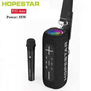 МОЩНАЯ ! Портативная беспроводная колонка Hopestar P32 Max 55W 8800 mAh + Микрофон-2