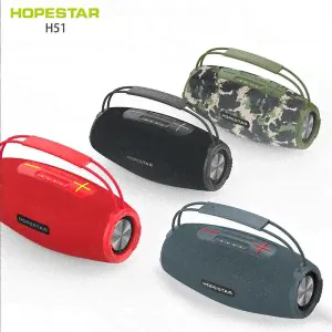 Портативная беспроводная колонка Hopestar H51 Bass Boost 55W, 6000 mAh (Bluetooth, TWS, MP3, AUX, Mic)-4