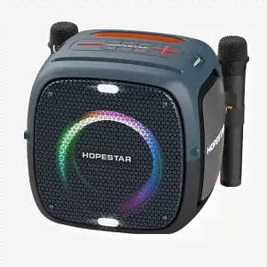 Колонка Hopestar Party One (Bluetooth/TF/USB/AUX/RGB) 60W синяя-0