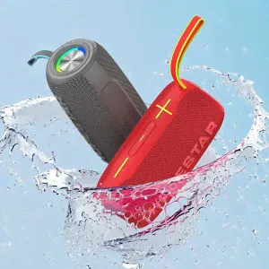 Портативная беспроводная колонка Hopestar H49 портативная колонка (Bluetooth, TWS, MP3, AUX, Mic)-1