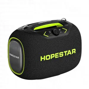МОЩНАЯ ! Портативная беспроводная колонка Hopestar Party Box 120W с двумя микрофонами 22000mAh-1