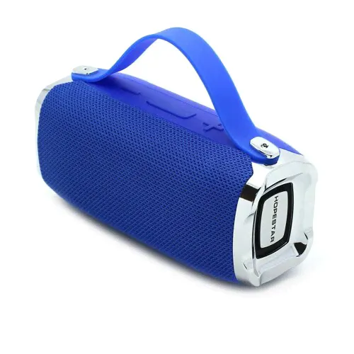 Колонка Hopestar H36 портативная музыкальная, беспроводная Bluetooth акустика, динамик синий-0