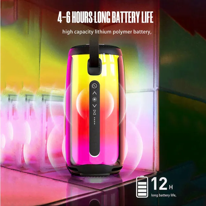 Портативная беспроводная колонка Hopestar P49 PULSE портативная колонка (Bluetooth, TWS, MP3, AUX, Mic)-1