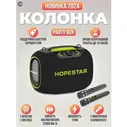 Bluetooth Колонка Hopestar Party Box 120W Black с функцией TWS, беспроводной динамик, колонка для пикника