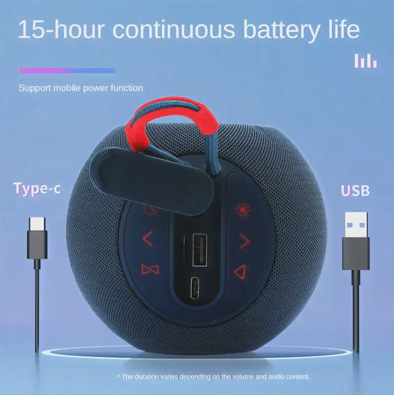 🛍 Bluetooth-Колонка HOPESTAR H52 компактная портативная с сабвуфером и поддержкой TF-карт