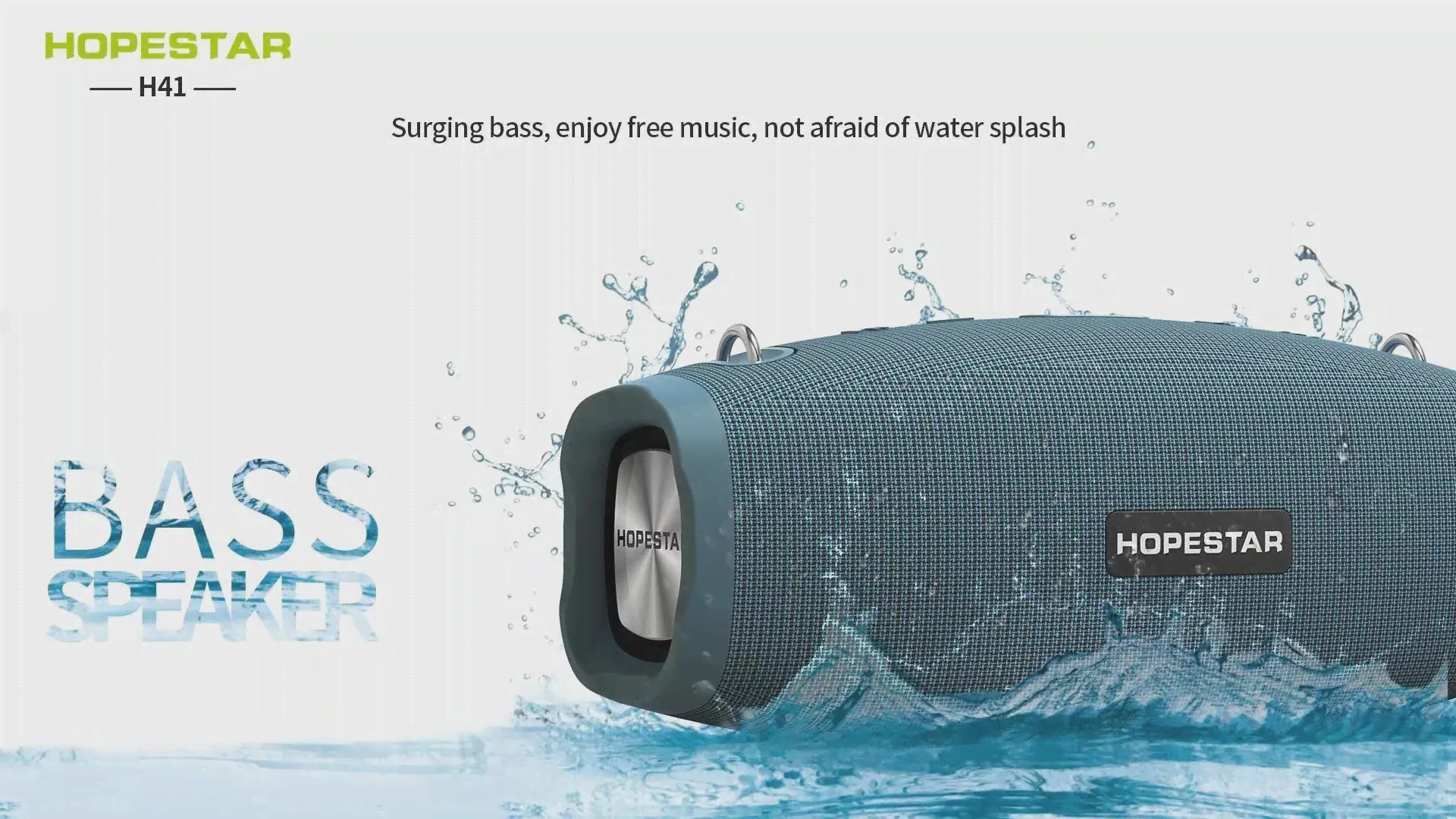 🛍 HOPESTAR H41 Bluetooth динамик, ткань сетка шесть водонепроницаемый, поддержка 1 + 1 Банк питания-3