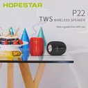 🛍 Беспроводная портативная Bluetooth Колонка HOPESTAR-P22, водонепроницаемая IPX6 колонка с басами, музыкальный плеер, сабвуфер, Бумбокс с микрофоном, USB, AUX, TF